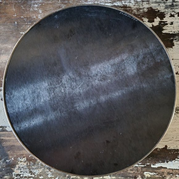 Vtg Eisenberg Lozano Silverplate and Formica Fleur de Lis Gallery /Cocktail Tray - Picture 6 of 6